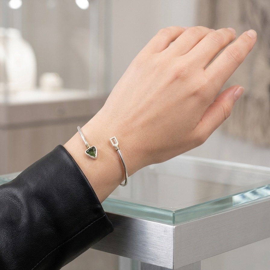 Pulsera puesta
